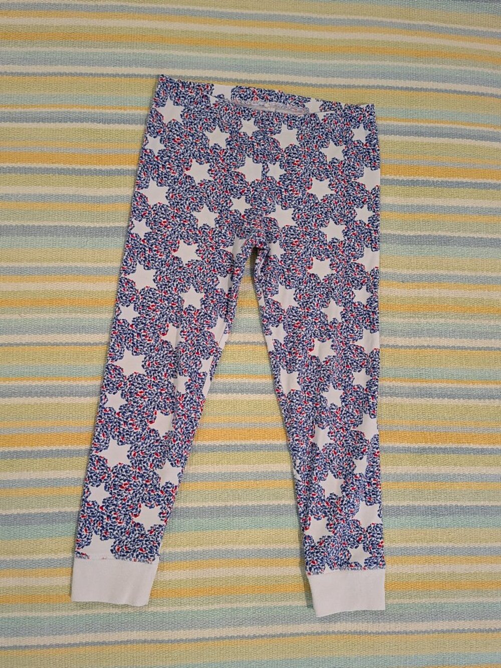 ⭐ Vineyard Vines Patriotic red/white/blue stars & whales pajama pants size 7